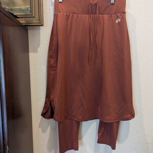 Drawstring Snoga X Courtney Toliver Modest Exercise Skirt/Leggings